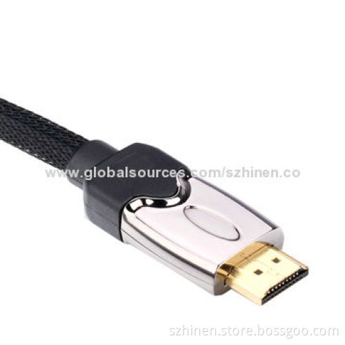 HDMI Cables, High-speed with Ethernet 3D, 4 x 2K Video Supported